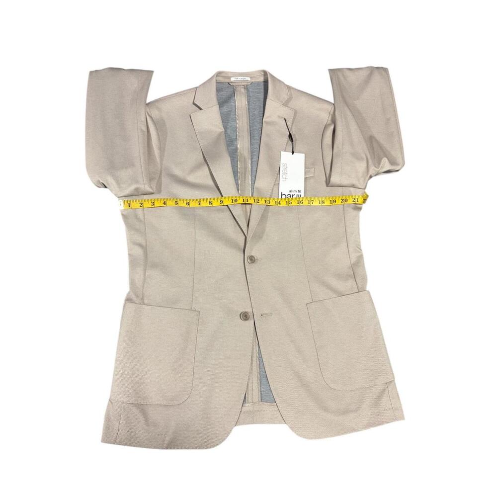Men’s Bar 3 Blazer - Size 42 Long | Stylish Beige Tailored Jacket